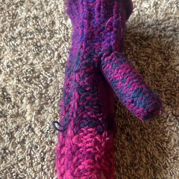 3/$20 Pink and purple knit Mittens - Picture 6 of 8